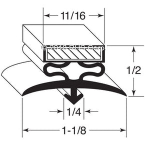 10-326, 34P77 , ELLIOT WILLIAMS, GASKET, 35-3/4" X 77-1/2", 3S Compatible with  ELLIOT WILLIAMS  34P77