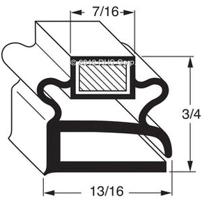 17-029, 1702009 , DELFIELD, GASKET, 23-1/8" X 59-5/16" -SV- Compatible with  DELFIELD 1702009