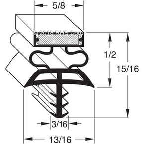 12-776, 37-0063484 , KOOL STAR, GASKET, 35-3/4" X 84-1/2", 3S Compatible with  KOOL STAR  37-0063484