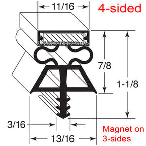 63-151, 531122565 , KOLPAK, GASKET, 43" X 78" 3S L/H Compatible with  KOLPAK 531122565