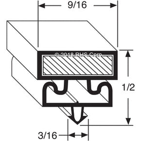 17-552, 1701310 , DELFIELD, GASKET, 30" X 73-1/4", 3S -GJ- Compatible with  DELFIELD 1701310