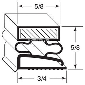 05-550, ZPLEM-0043 , TOR-REY, GASKET MAG 12-7/8" X 24-7/8" OD Compatible with  TOR-REY  ZPLEM-0043