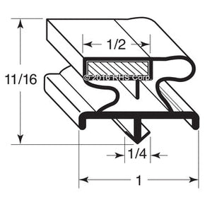 60-635, 341-60275-00 , TRAULSEN, GASKET, 20-1/2 X 59-3/4 Compatible with  TRAULSEN  341-60275-00