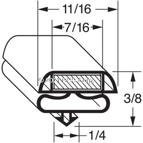 58-247, 02-14800-0015 , ANTHONY, GASKET, 26-5/8 X 60-7/8 OD Compatible with  ANTHONY  02-14800-0015