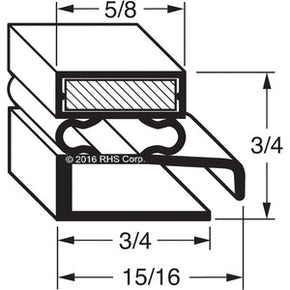 07-450, GSKT MAG2548 , FOOD WARMING EQUIPMENT, GASKET, 25-3/8" X 48" Compatible with  FOOD WARMING EQUIPMENT  GSKT MAG2548