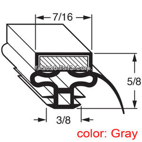 67-212, 30223S0200 , TURBO AIR, GASKET, 26-1/2 X 53" GJ Compatible with  TURBO AIR  30223S0200