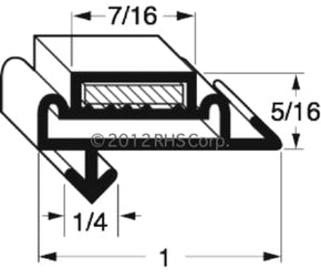 58-419, 02-10090-0011 , ANTHONY, FRAME GASKET, 28-3/4" X 70" O.D. Compatible with  ANTHONY  02-10090-0011