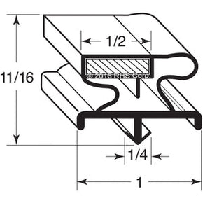 60-604, SVC-60288-00 , TRAULSEN, GASKET, 20-5/16 X 26-5/16 Compatible with  TRAULSEN  SVC-60288-00