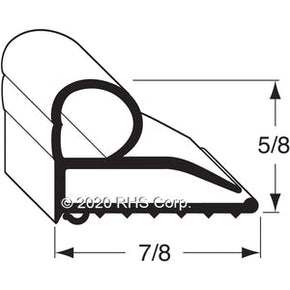 44-090, 000830 , NORLAKE, GASKET, 15-1/2" X 35" COMP Compatible with  NORLAKE 830