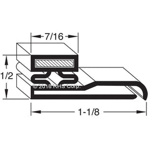 26-280, 62581A1 , PERLICK, GASKET, 20-7/8" X 29-1/4" Compatible with  PERLICK  62581A1