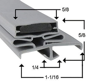 Florida Stainless 2672134 Compatible Door Gasket