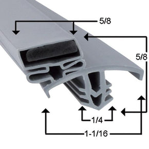 Delfield 6151XLSHR Compatible Door Gasket