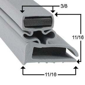 Randell 9040K-7 Compatible Door Gasket