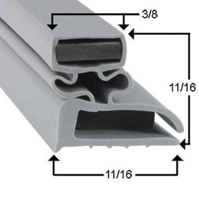 Hobart 206898 Compatible Door Gasket